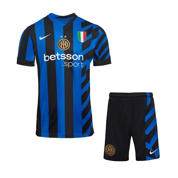 Camiseta Inter Milan Replica Primera Ropa Niño 2024/25